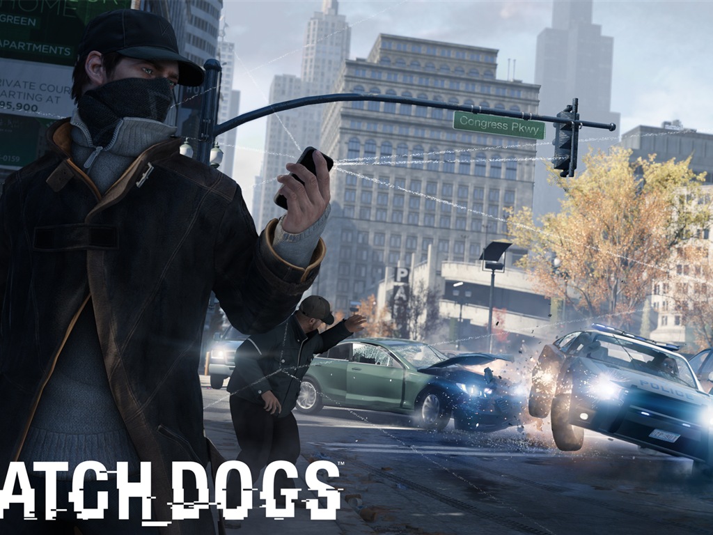 Watch Dogs 犬を見る、2013ゲームのHDの壁紙 #4 - 1024x768