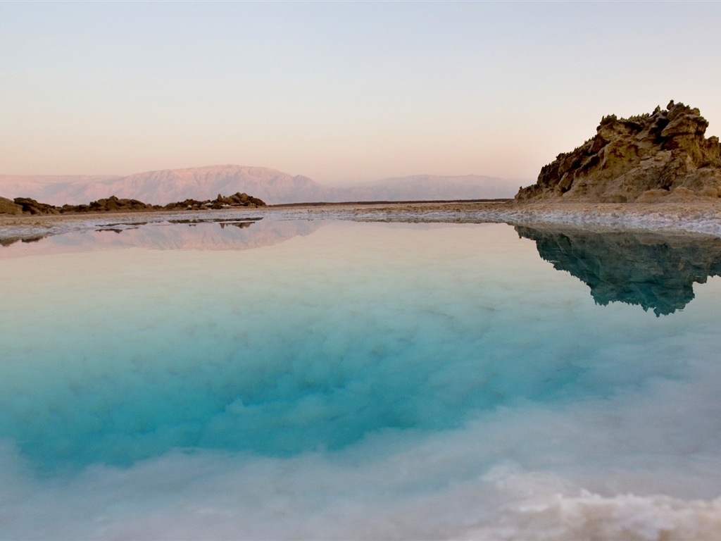 Dead Sea hermosos paisajes HD wallpapers #2 - 1024x768