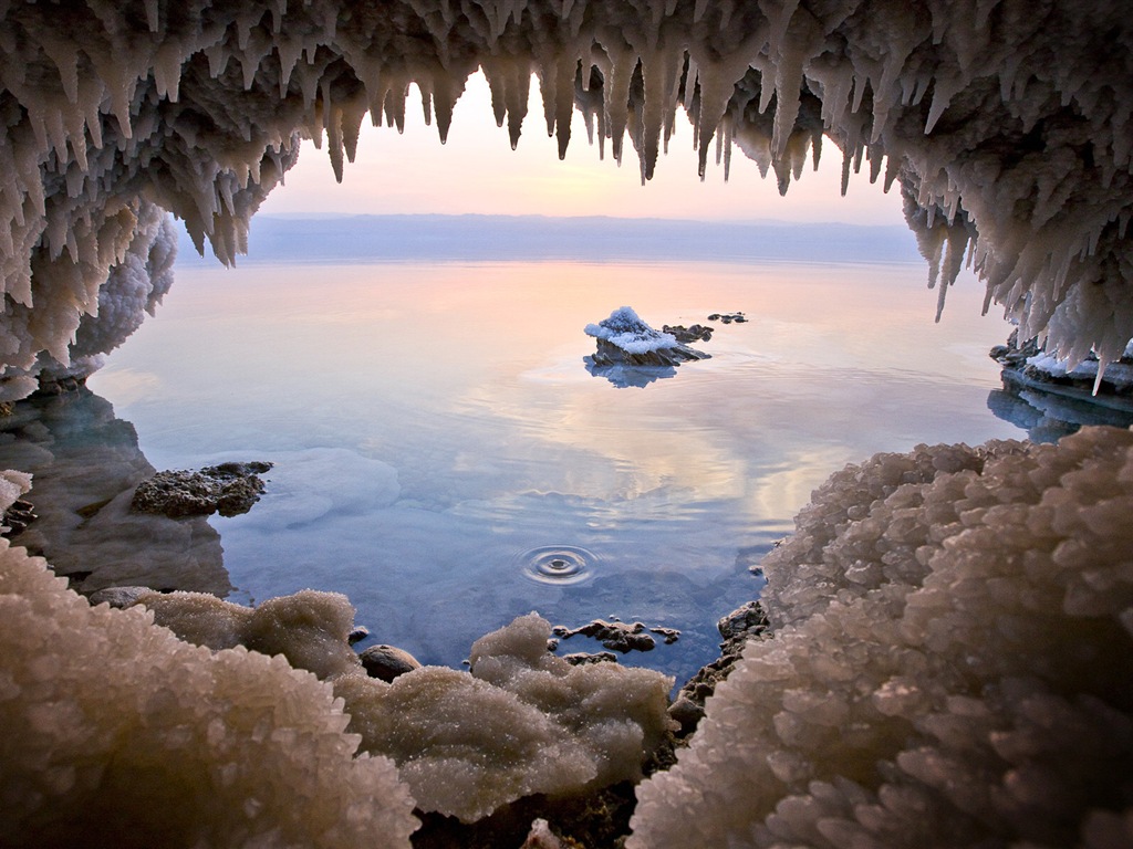Dead Sea paysages magnifiques fonds d'écran HD #10 - 1024x768