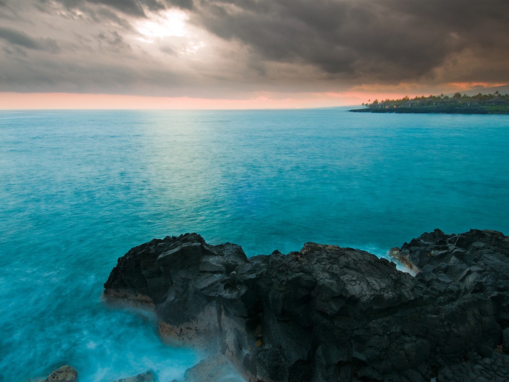 Azul del mar costa paisaje HD wallpapers #15 - 1024x768