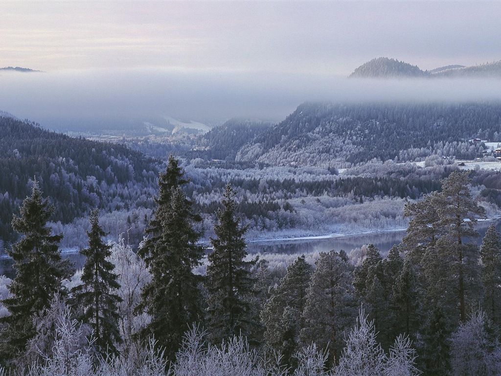 Švédsko sezón přírodní krásy HD tapety na plochu #17 - 1024x768