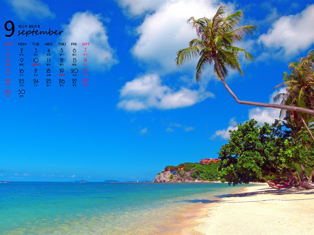 Septembre 2013 Calendar Wallpaper (1) #11 - 1024x768