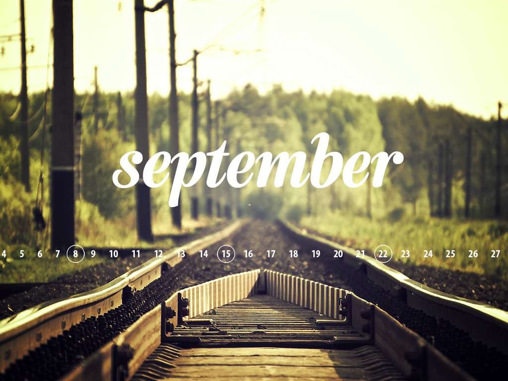 September 2013 Kalender Wallpaper (2) #1 - 1024x768