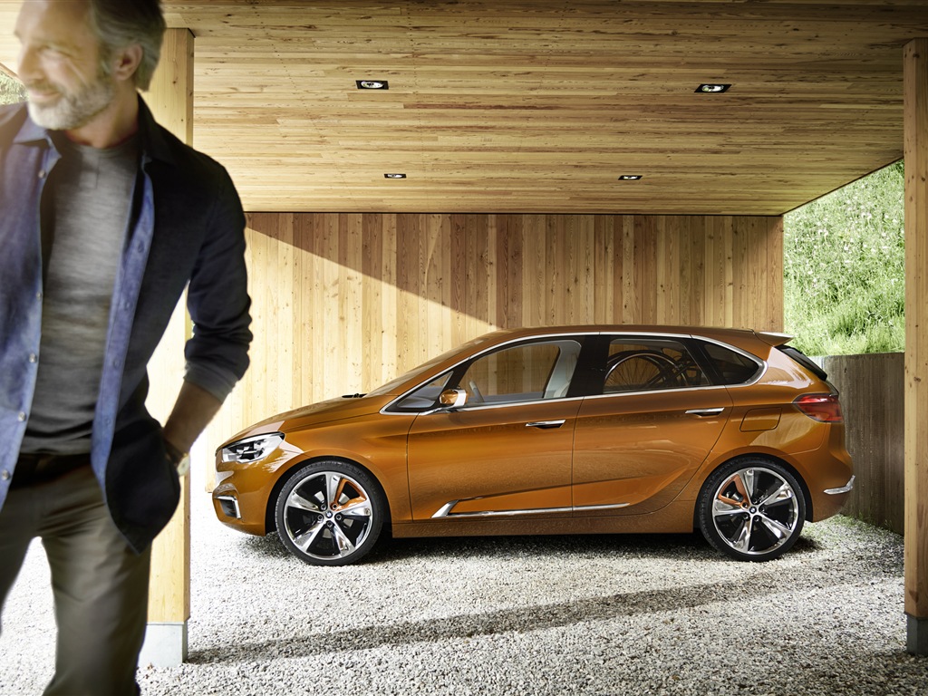 2013 BMW 컨셉 액티브 포장 형 관광 자동차의 HD 배경 화면 #4 - 1024x768