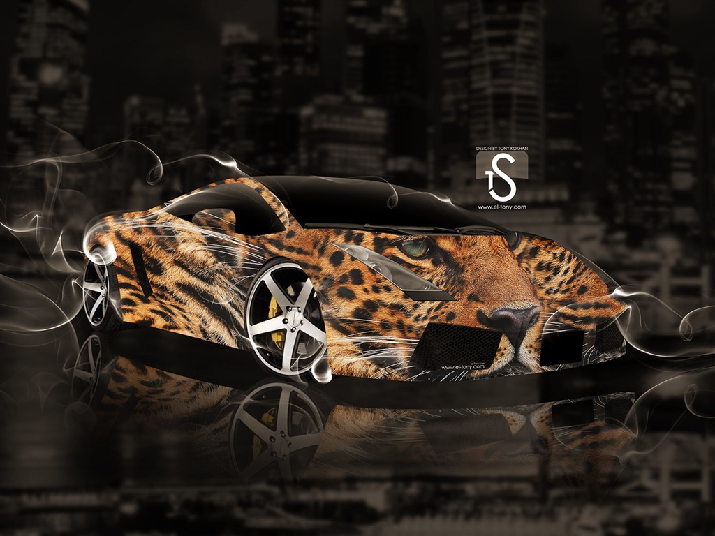 Creative dream car design wallpaper, Animal automotive #10 - 1024x768