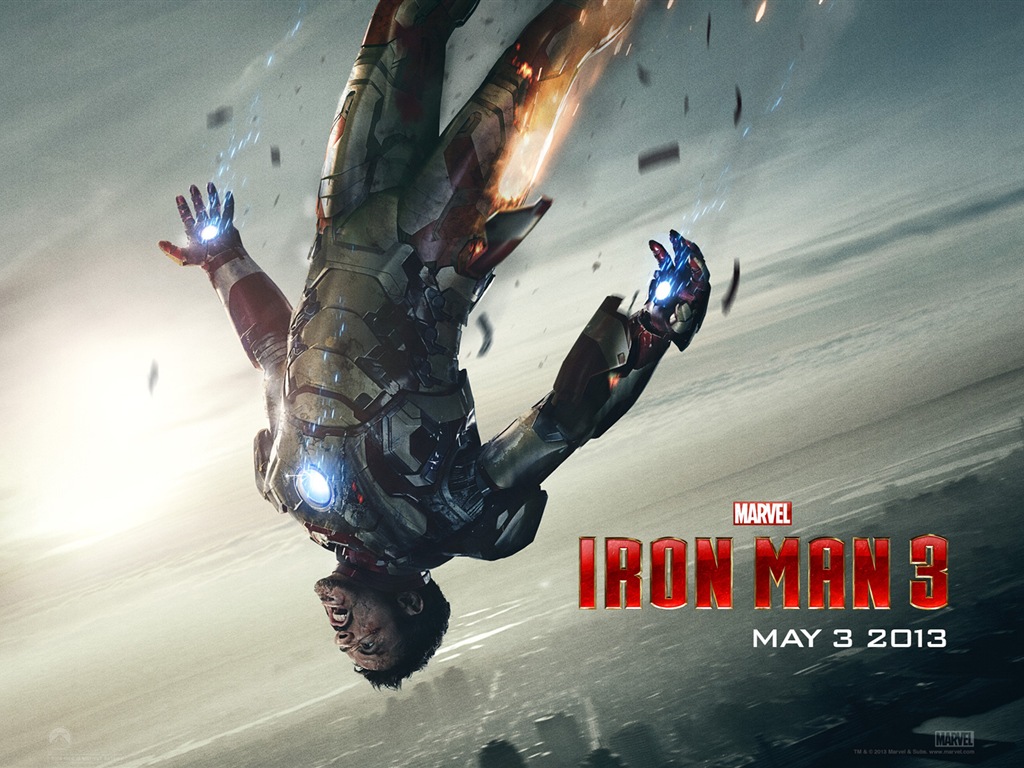 Iron Man 3 2013 钢铁侠3 最新高清壁纸2 - 1024x768