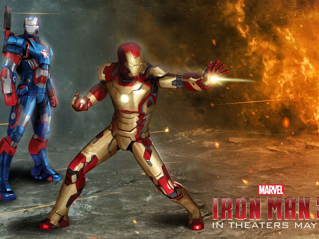 2013 Iron Man 3 nouveaux fonds d'écran HD #7 - 1024x768