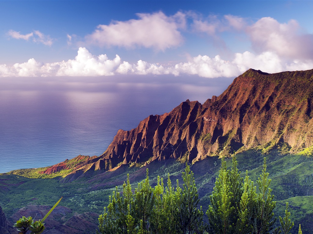 Windows 8 fond d'écran thème: paysage hawaïen #12 - 1024x768