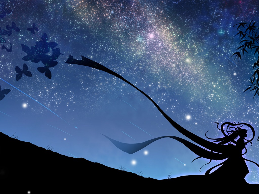 Firefly Summer beautiful anime wallpaper #8 - 1024x768