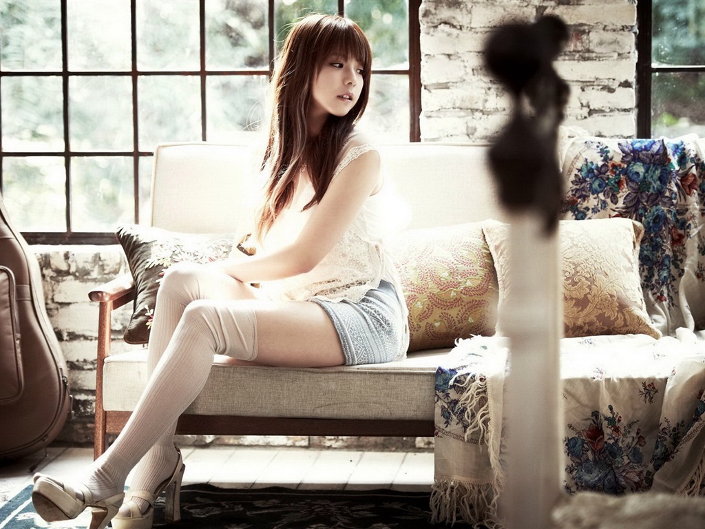 JUNIEL 한국 아름다운 소녀 HD 배경 화면 #3 - 1024x768