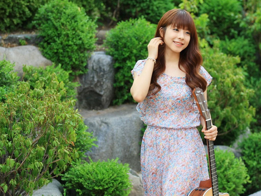 JUNIEL Korea krásné HD tapety na plochu dívky #4 - 1024x768