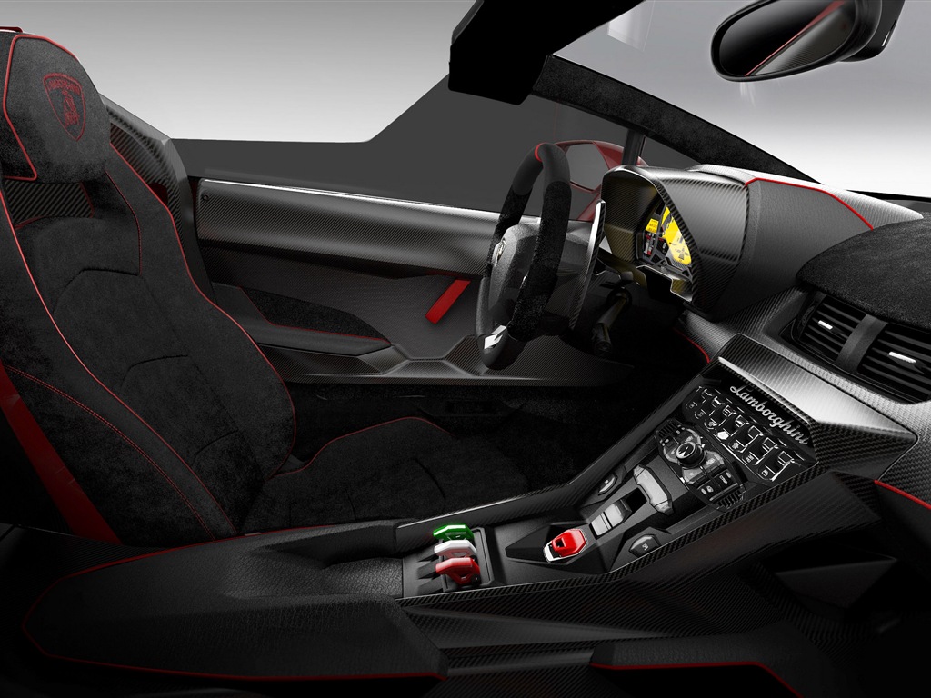 2014 Lamborghini Veneno Roadster červený supersport HD tapety na plochu #7 - 1024x768