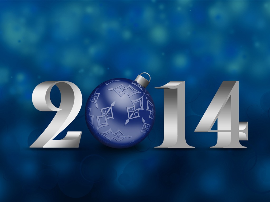 2014 New Year Theme HD Fonds d'écran (1) #5 - 1024x768