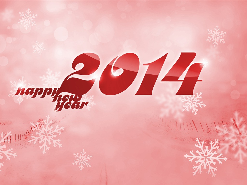 2014 New Year Theme HD Fonds d'écran (1) #12 - 1024x768