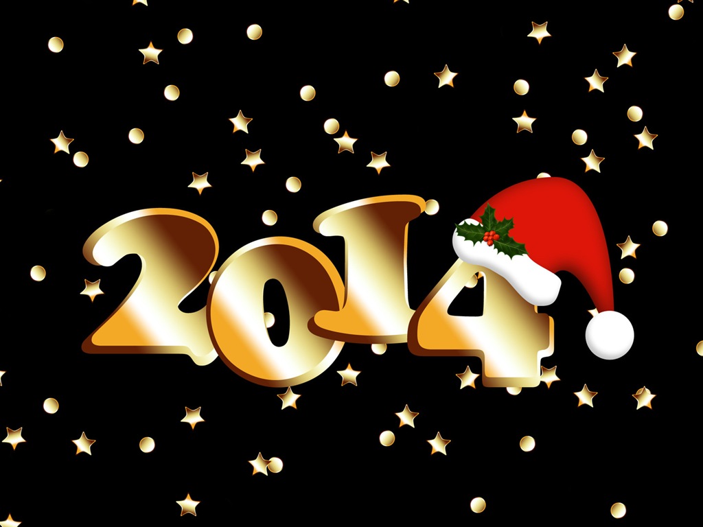 2014 Новый год Стиль Обои (1) #15 - 1024x768