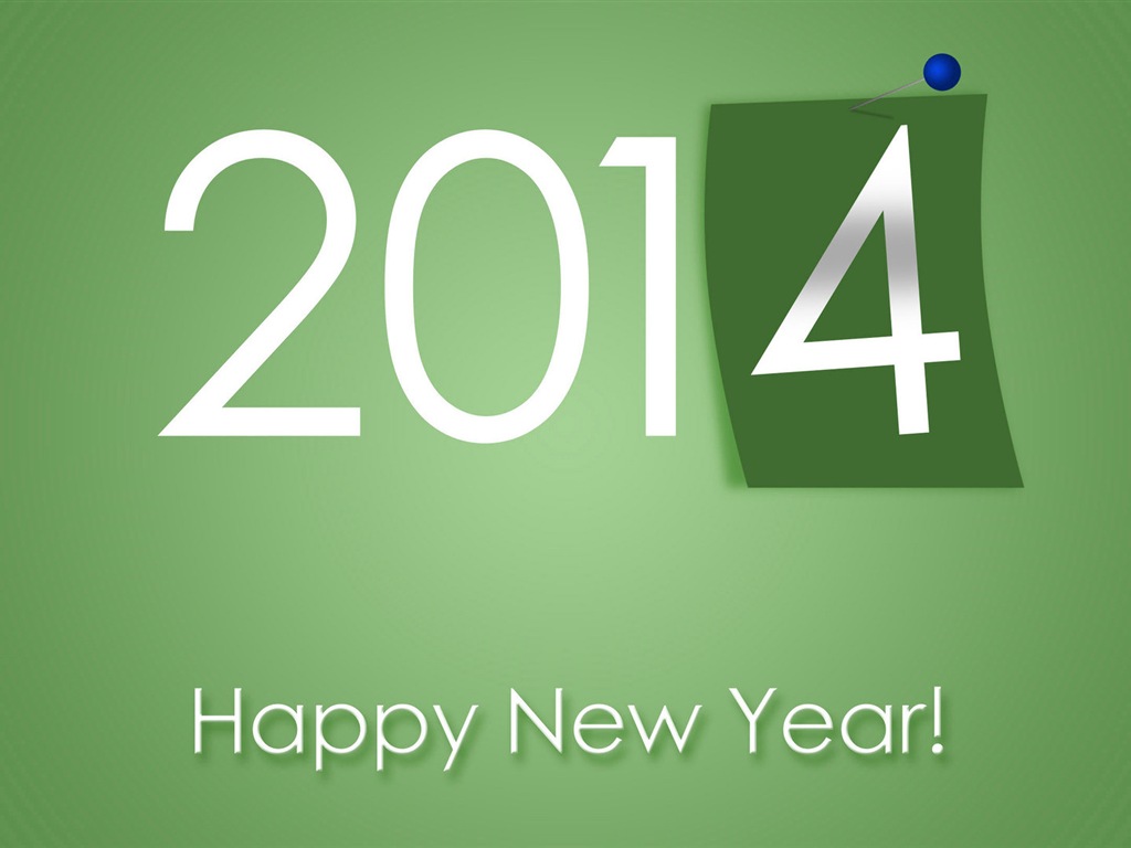 2014 New Year Theme HD Fonds d'écran (1) #16 - 1024x768