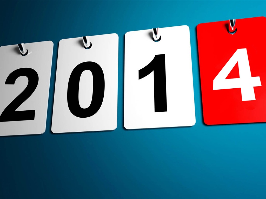 2014 New Year Theme HD Fonds d'écran (1) #18 - 1024x768