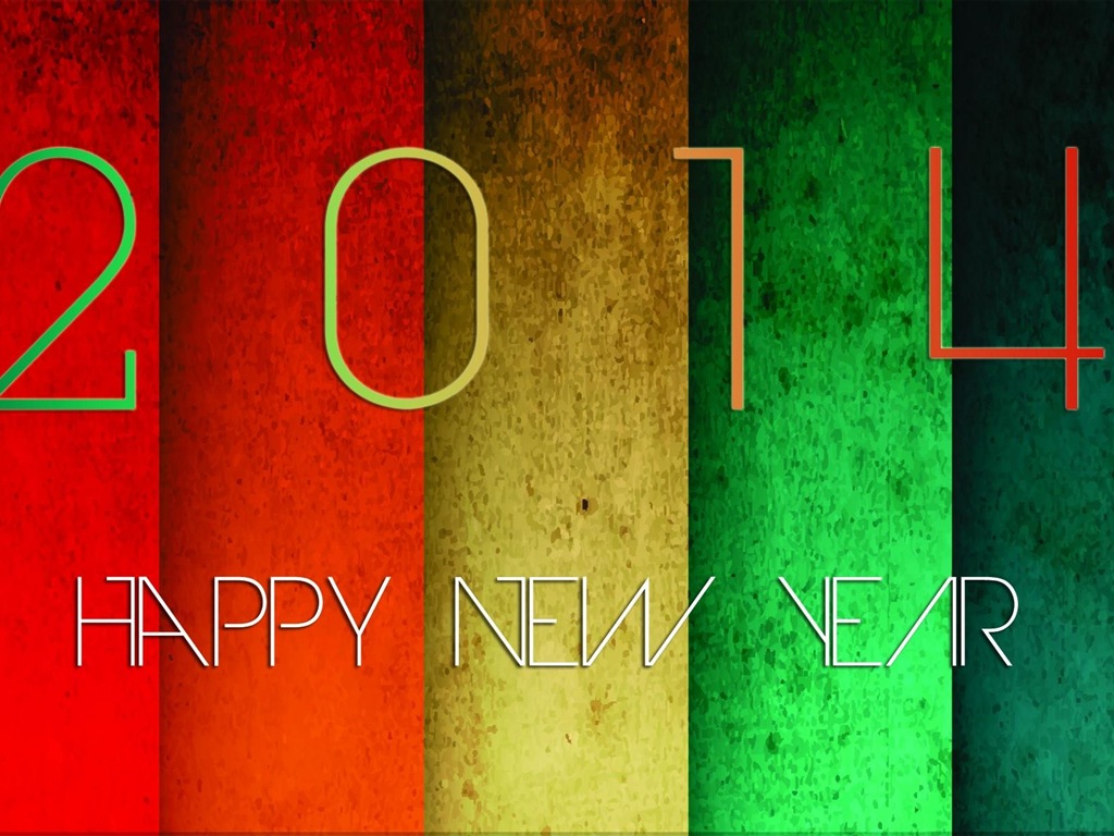 2014 Новый год Стиль Обои (2) #3 - 1024x768