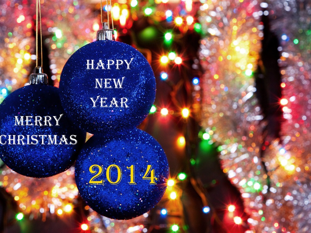 2014 New Year Theme HD Fonds d'écran (2) #6 - 1024x768