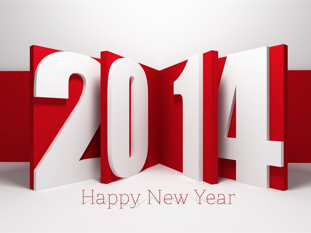 2014 New Year Theme HD Fonds d'écran (2) #14 - 1024x768