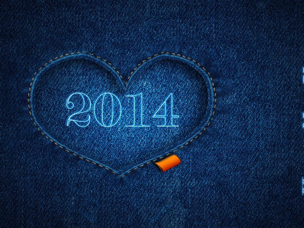 2014 New Year Theme HD Fonds d'écran (2) #15 - 1024x768