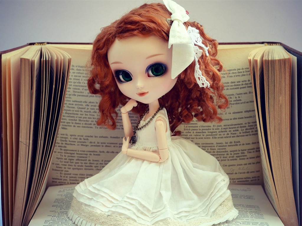 아름다운 슈퍼 Dollfie 장난감 소녀의 HD 배경 화면 #14 - 1024x768