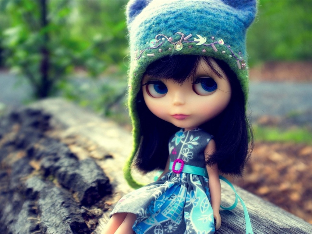 아름다운 슈퍼 Dollfie 장난감 소녀의 HD 배경 화면 #19 - 1024x768