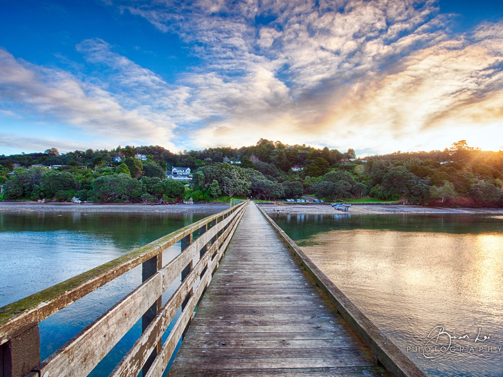 뉴질랜드 북섬의 아름다운 풍경, 윈도우 8 테마 배경 화면 #5 - 1024x768
