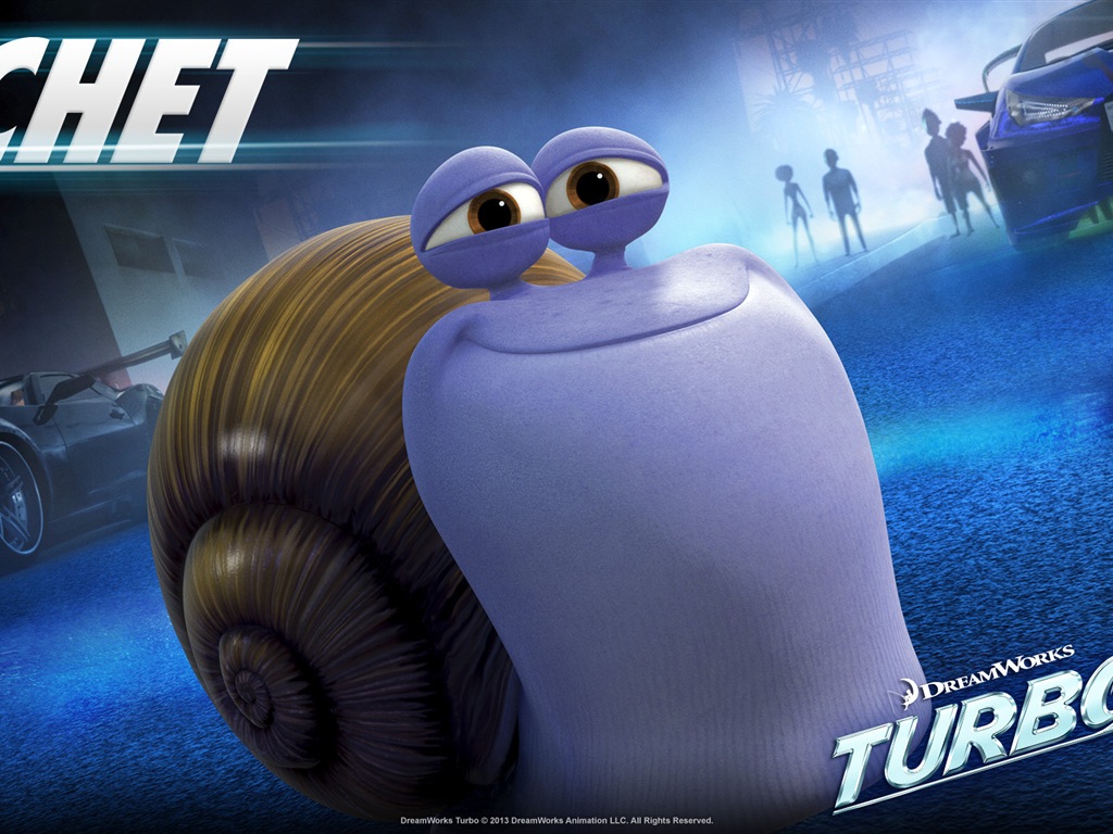 Turbo 极速蜗牛3D电影 高清壁纸3 - 1024x768