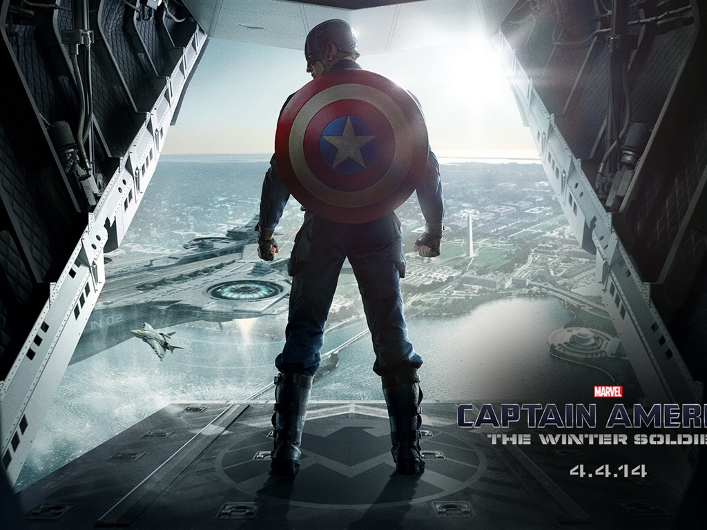 Captain America: The Winter Soldier HD tapety na plochu #2 - 1024x768