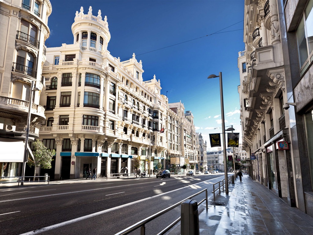 Capital española de Madrid, ciudad paisaje fondos de pantalla de alta definición #8 - 1024x768