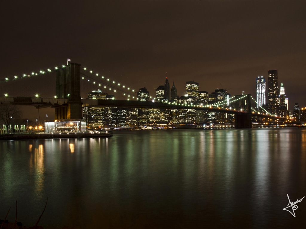 뉴욕의 도시 풍경, 마이크로 소프트 윈도우 8의 HD 배경 화면 #13 - 1024x768