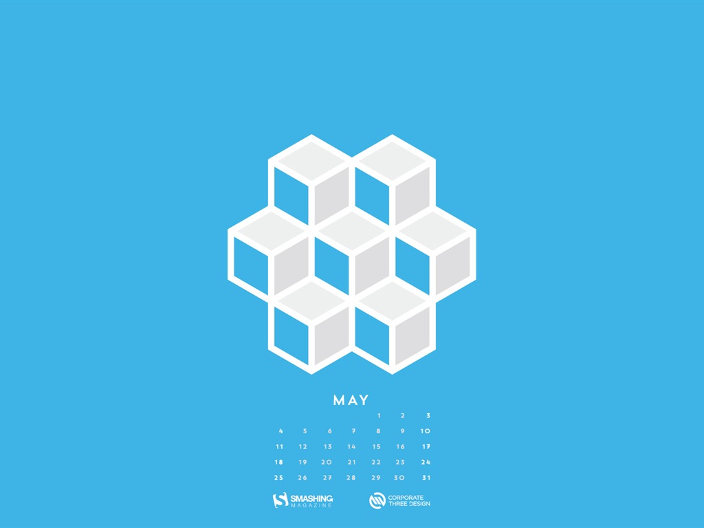 Mai 2014 Kalender Wallpaper (2) #5 - 1024x768