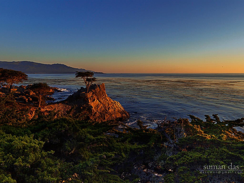 Kalifornien Küstenlandschaft, Windows 8 Theme Wallpaper #3 - 1024x768