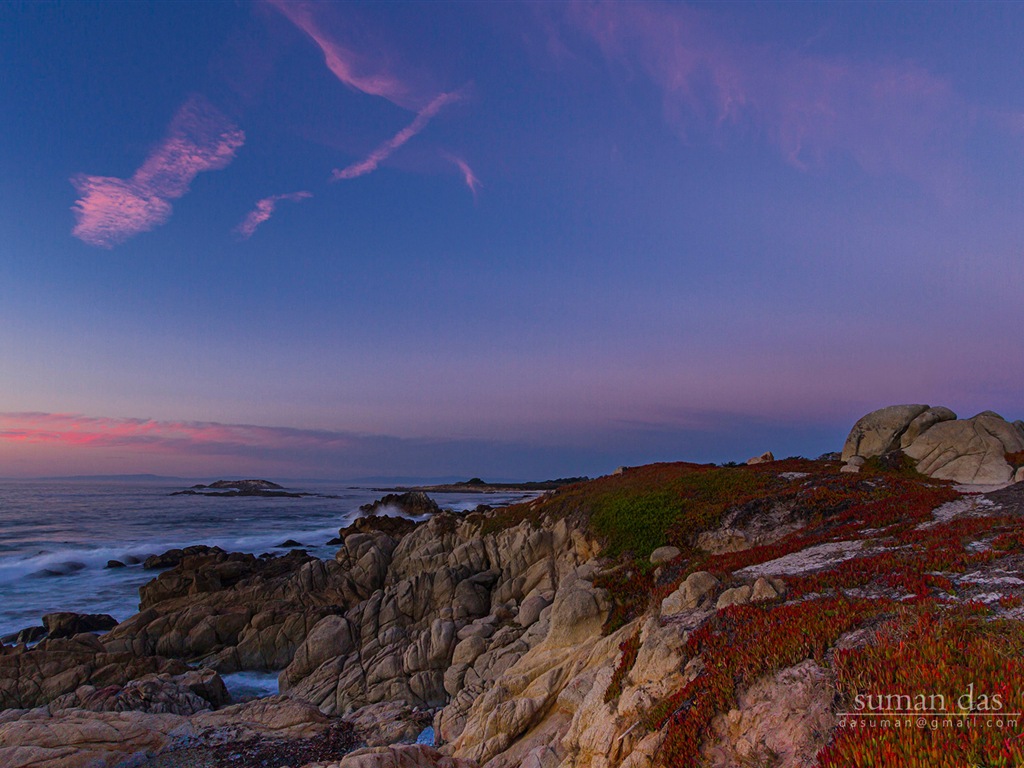 캘리포니아 해안 풍경, 윈도우 8 테마 배경 화면 #10 - 1024x768