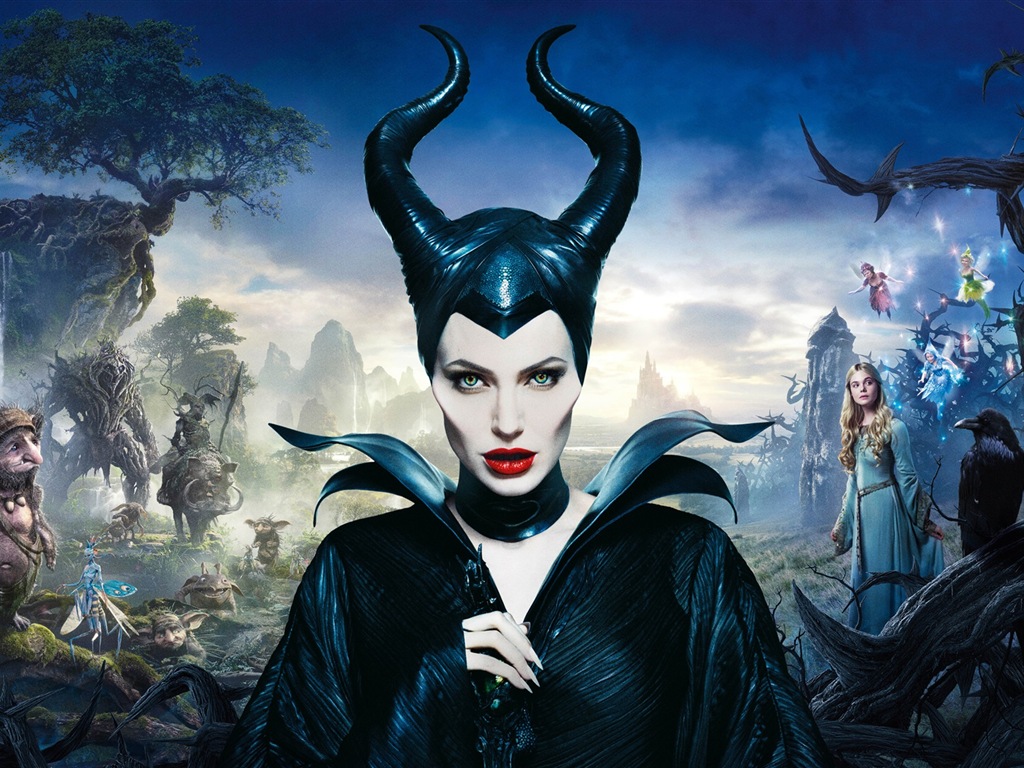 Maleficent обои 2014 HD кино #6 - 1024x768