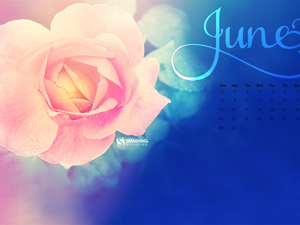 June 2014 calendar wallpaper (2) #5 - 1024x768