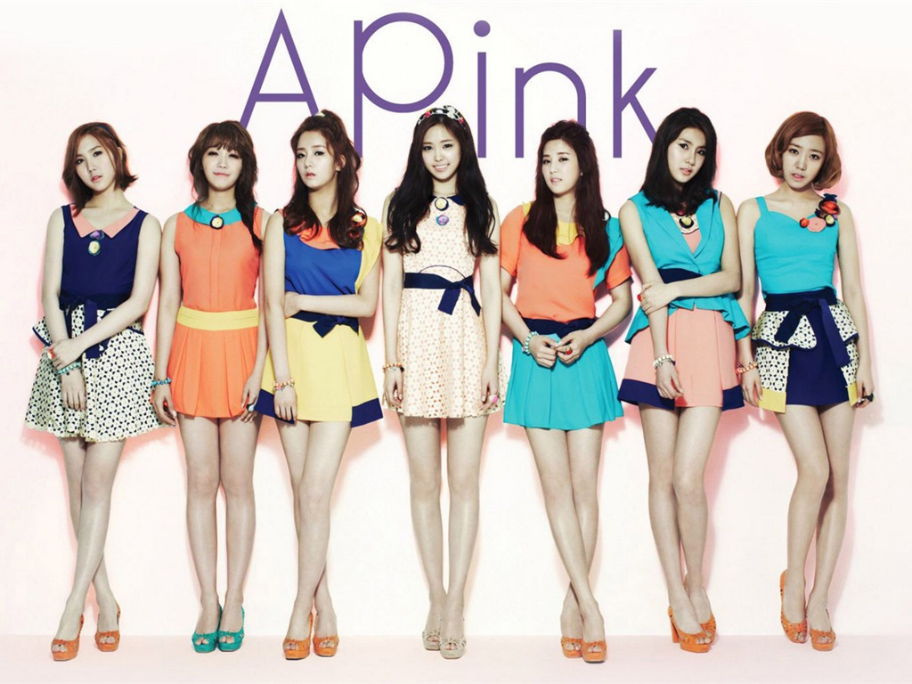 한국 음악 걸 그룹, A Pink 핑크의 HD 배경 화면 #6 - 1024x768