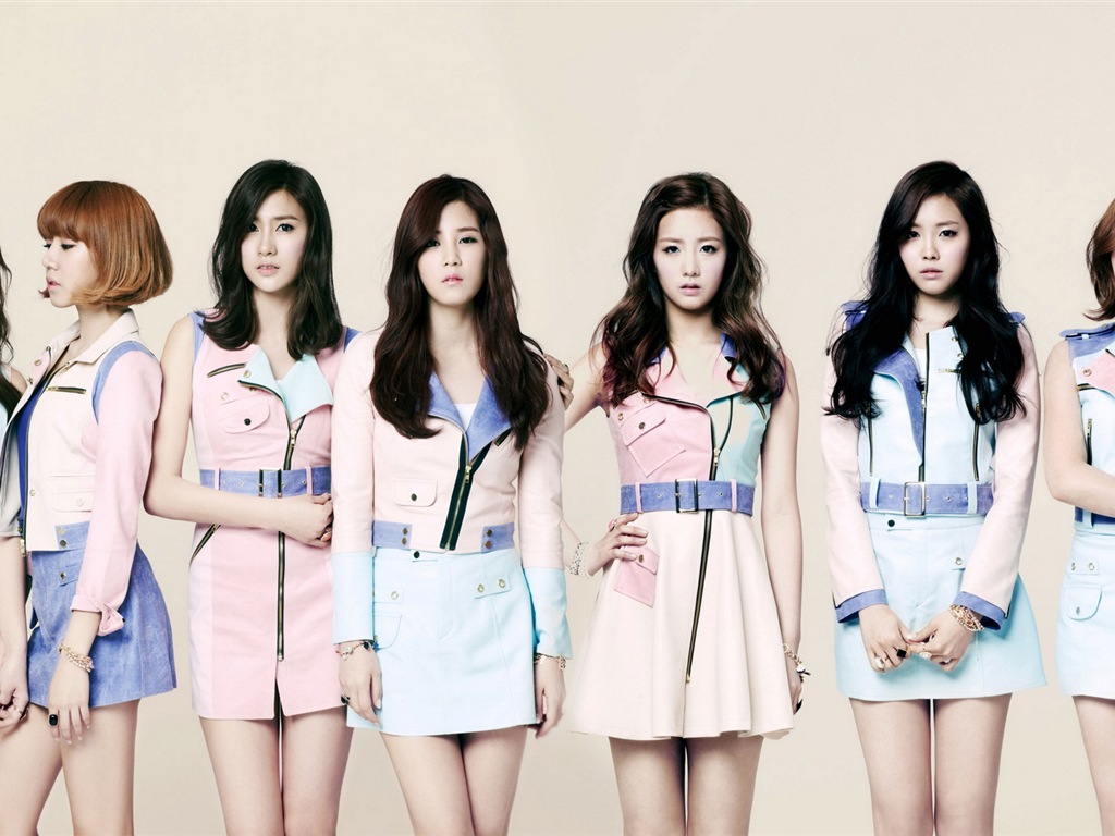 한국 음악 걸 그룹, A Pink 핑크의 HD 배경 화면 #7 - 1024x768