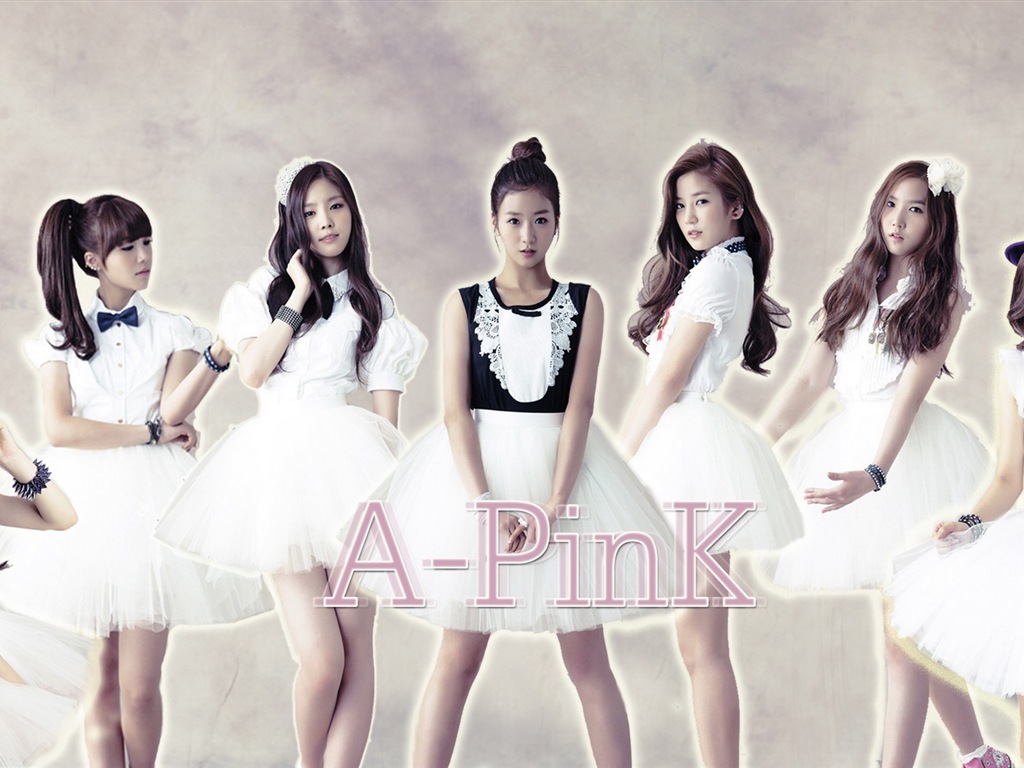 한국 음악 걸 그룹, A Pink 핑크의 HD 배경 화면 #12 - 1024x768