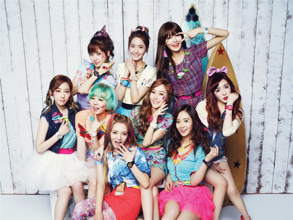 Girls Generation SNSD Casio Kiss Me Baby-G tapety #1 - 1024x768