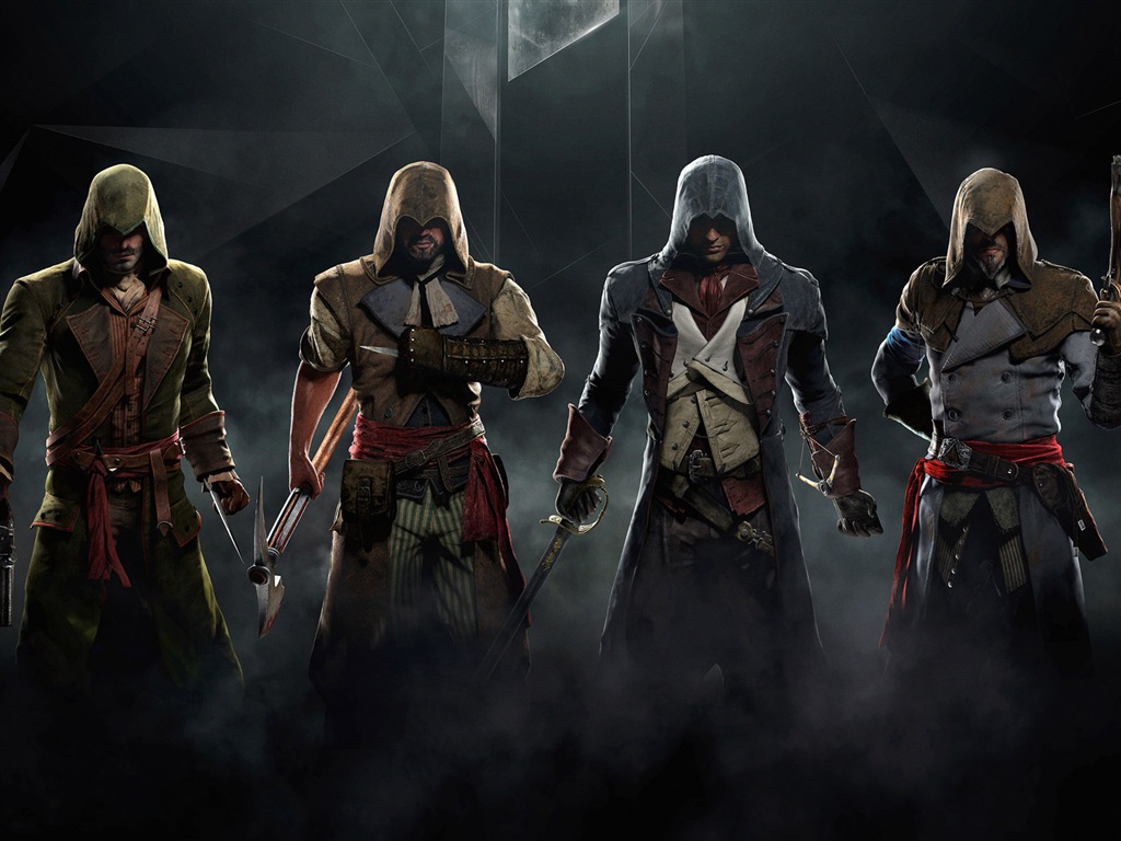 2014 Assassin 's Creed: Unité Fonds d'écran HD #1 - 1024x768