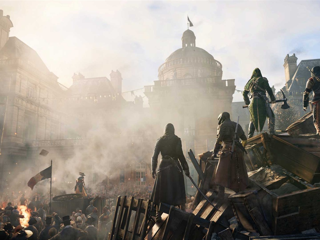 2014 Assassin 's Creed: Unité Fonds d'écran HD #4 - 1024x768