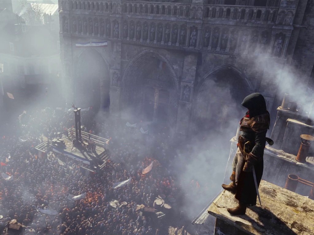 2014 Assassin 's Creed: Unité Fonds d'écran HD #5 - 1024x768