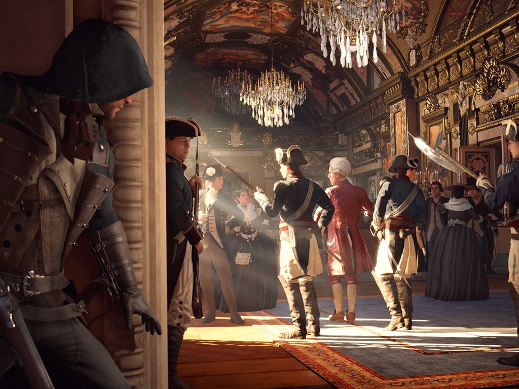 2014 Assassin 's Creed: Unité Fonds d'écran HD #16 - 1024x768