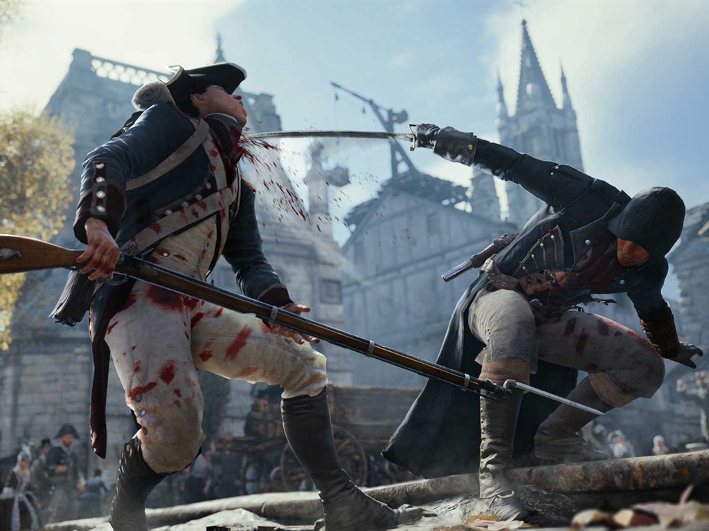 2014 Assassin 's Creed: Unité Fonds d'écran HD #18 - 1024x768