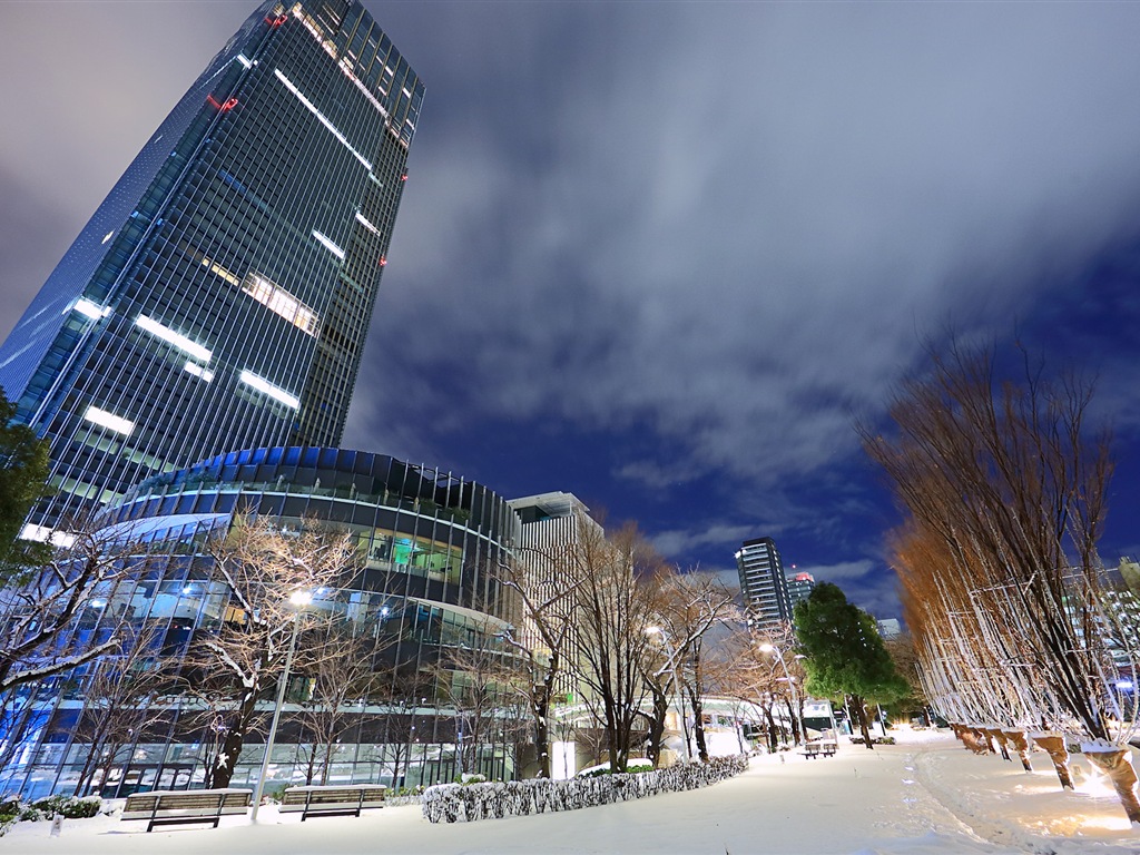 Japon ville magnifique paysage, Windows 8 fonds d'écran thématiques #1 - 1024x768