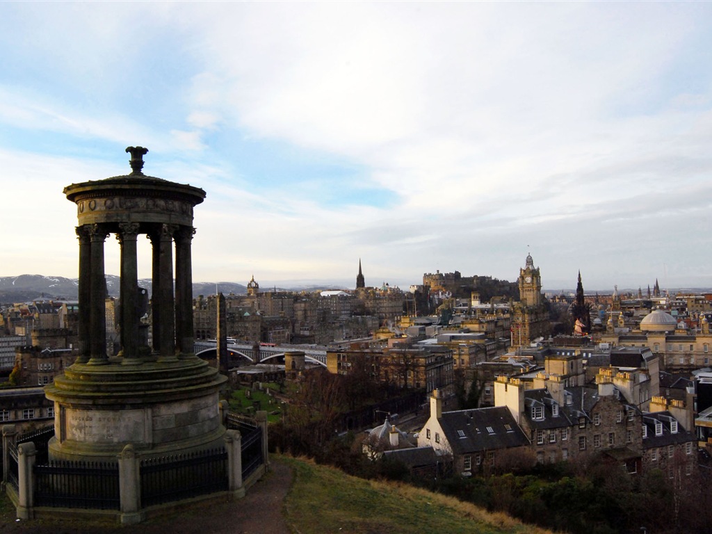 에든버러, 스코틀랜드의 HD 배경 화면의 아름다운 도시 #3 - 1024x768