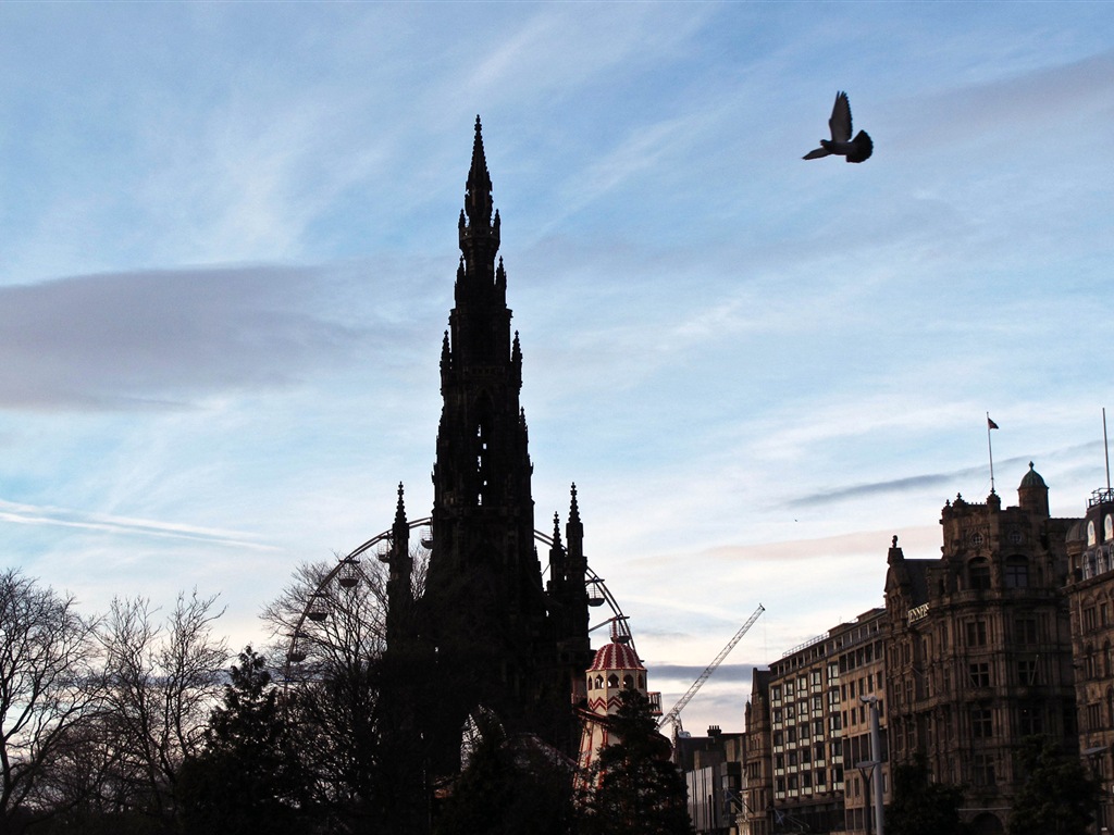 Belle ville d'Edimbourg, en Ecosse fonds d'écran HD #4 - 1024x768