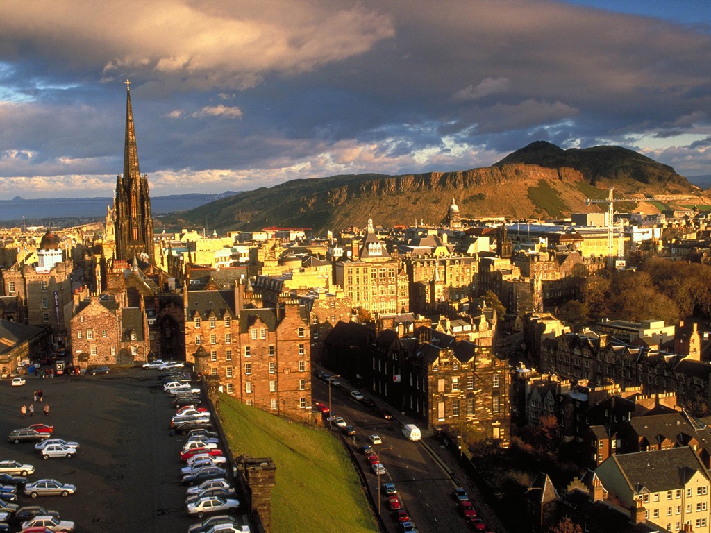 Belle ville d'Edimbourg, en Ecosse fonds d'écran HD #13 - 1024x768